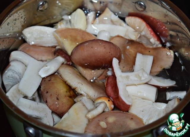 Быстрая засолка сыроежек горячим способом. рецепт с пошаговыми фото засолки на зиму грибов сыроежек холодным способом