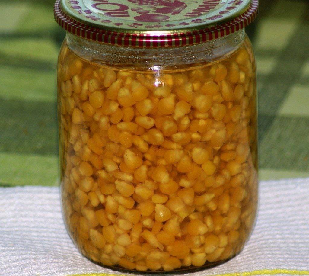 Консервированная кукуруза в домашних условиях пошаговый рецепт