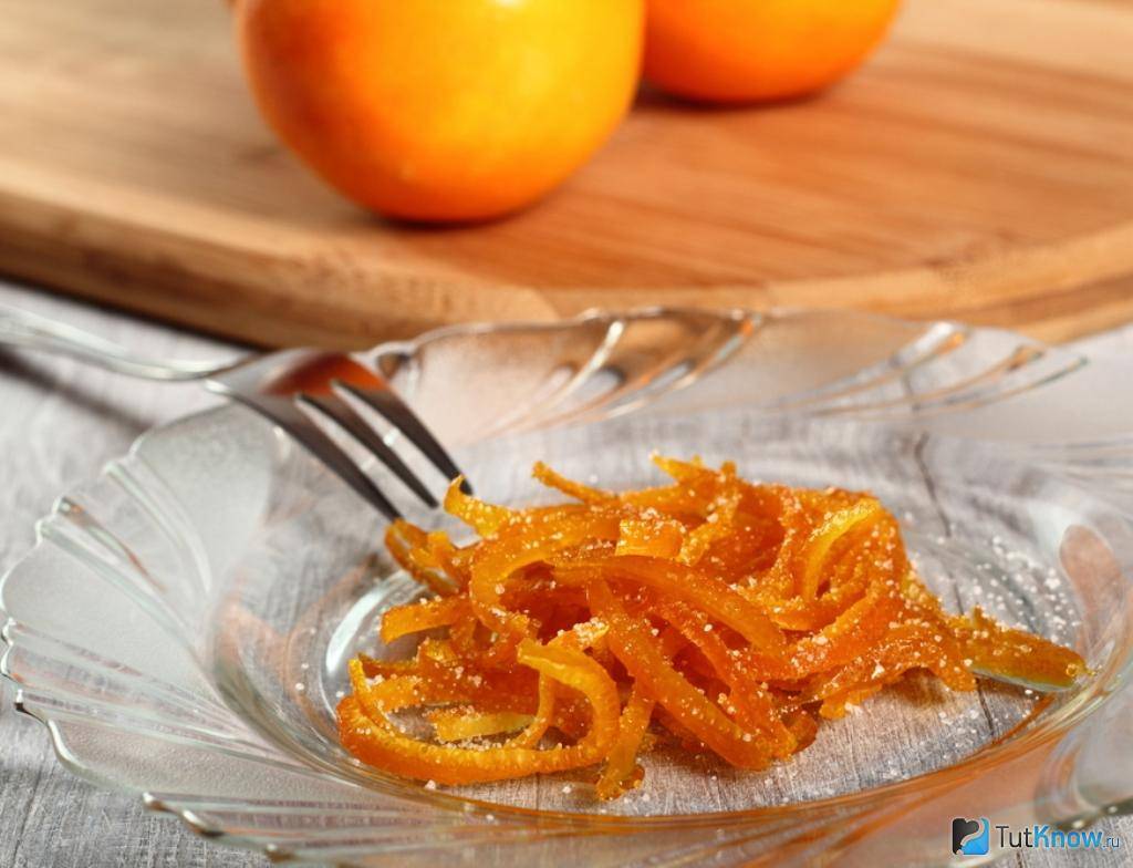 Цукаты из апельсиновых корок: топ 10 быстрых рецептов в домашних условиях с фото