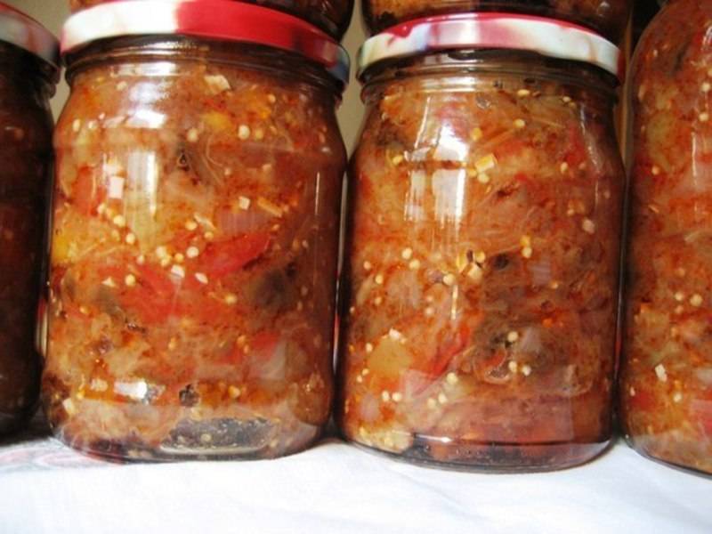 Салат из баклажанов на зиму – 10 самых вкусных заготовок