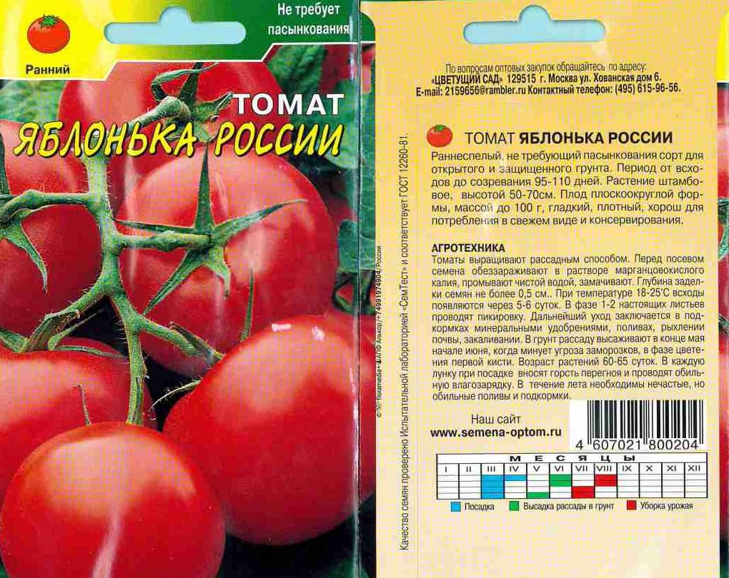 Томат яблонька россии: отзывы (31), фото, урожайность, описание и характеристика | tomatland.ru