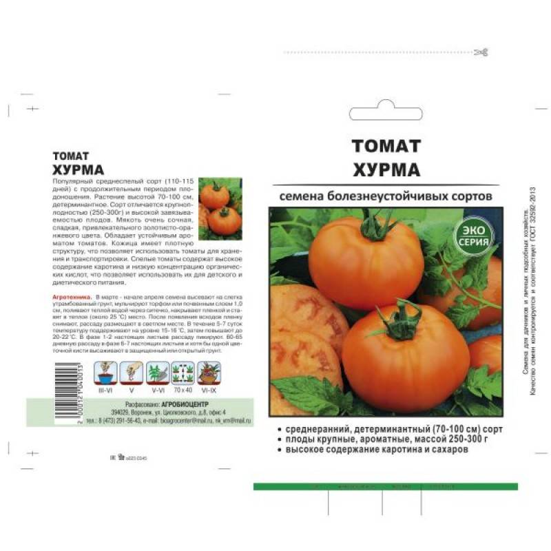 Сорт томата хурма — особенности выращивания
