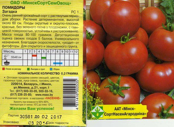 Томат загадка: описание сорта, отзывы (14), фото, урожайность | tomatland.ru