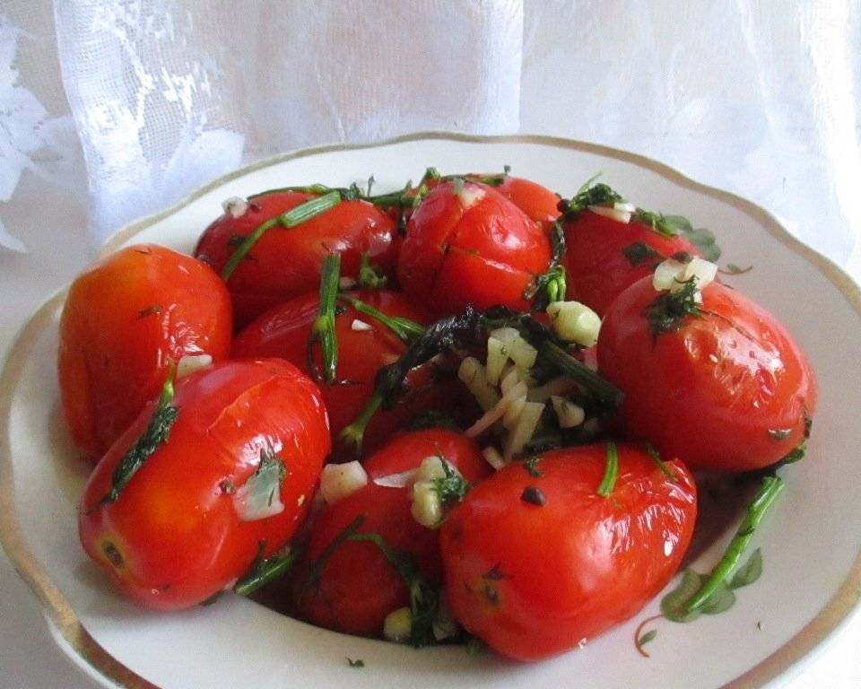 Малосольные помидоры — 14 рецептов быстрого приготовления