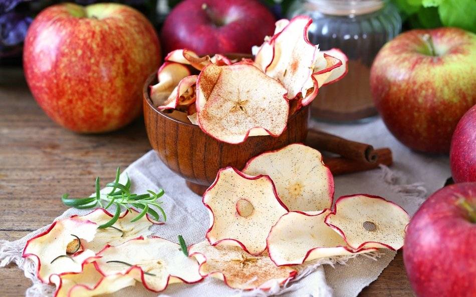 Идеальные яблочные чипсы в домашних условиях