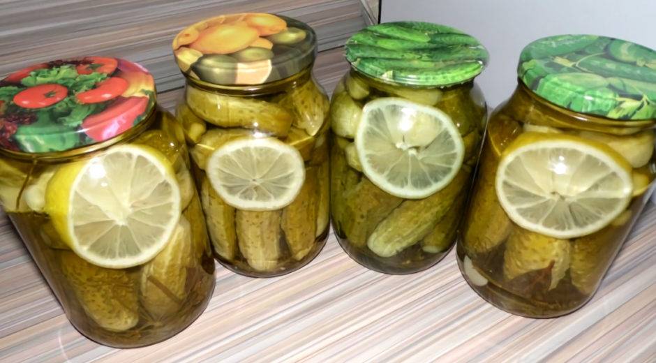 Маринованные огурцы с лимонной кислотой - 5 рецептов на зиму с фото пошагово