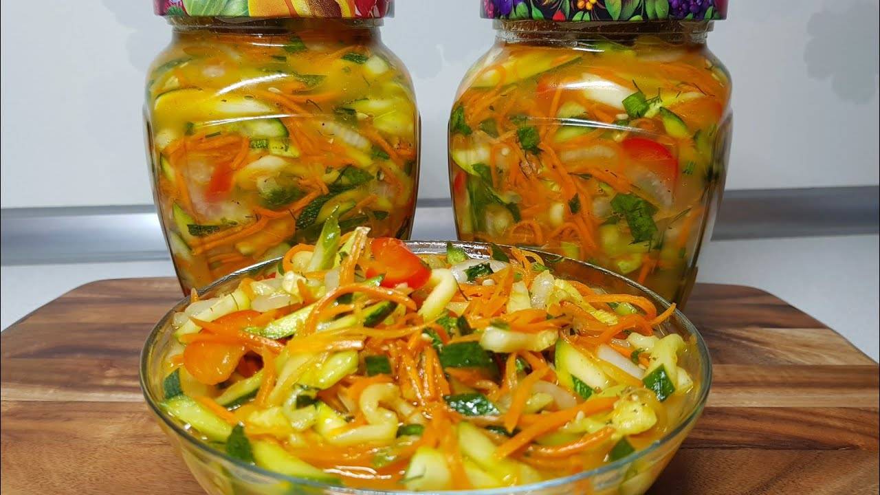 Салат из огурцов и моркови на зиму: рецепт вкусной закуски с фото