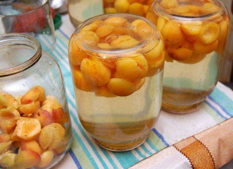 Компот из абрикосов на зиму -пошаговый рецепт с фото