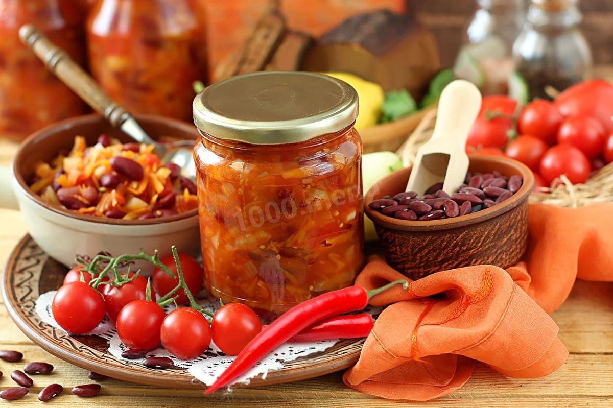 Фасоль в томатном соусе на зиму в домашних условиях — простой пошаговый рецепт с фото