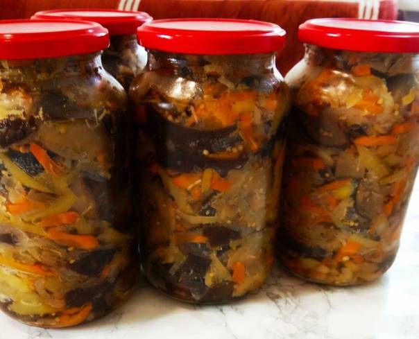 Салат из баклажанов без стерилизации на зиму - 18 рецептов самых вкусных с пошаговыми фото