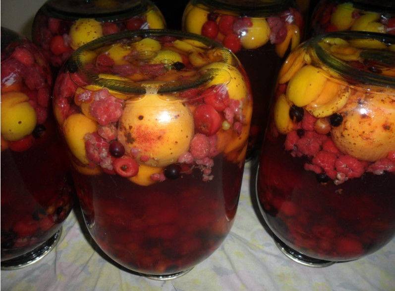 13 простых рецептов приготовления компота ассорти из фруктов на зиму