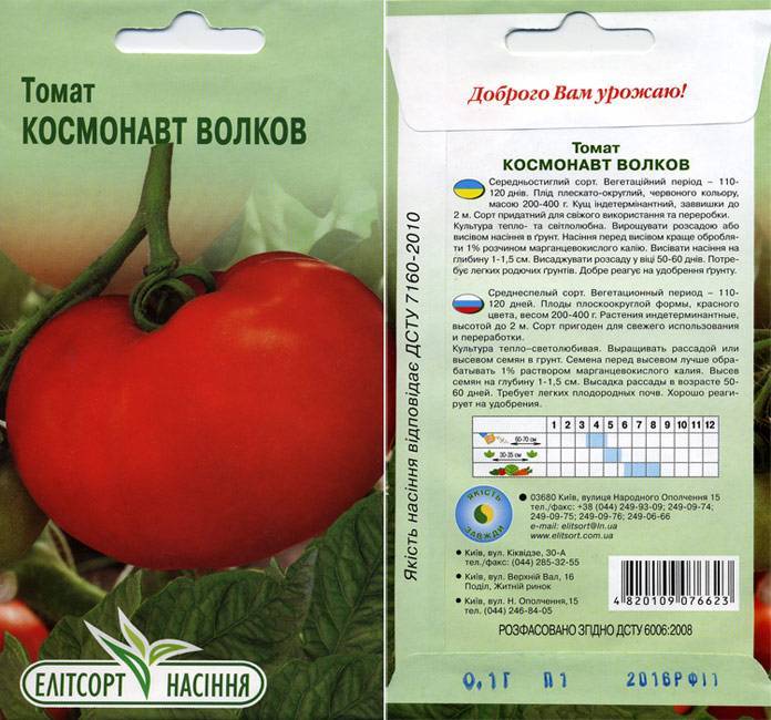 Описание сорта томата Космонавт Волков, его характеристика и выращивание