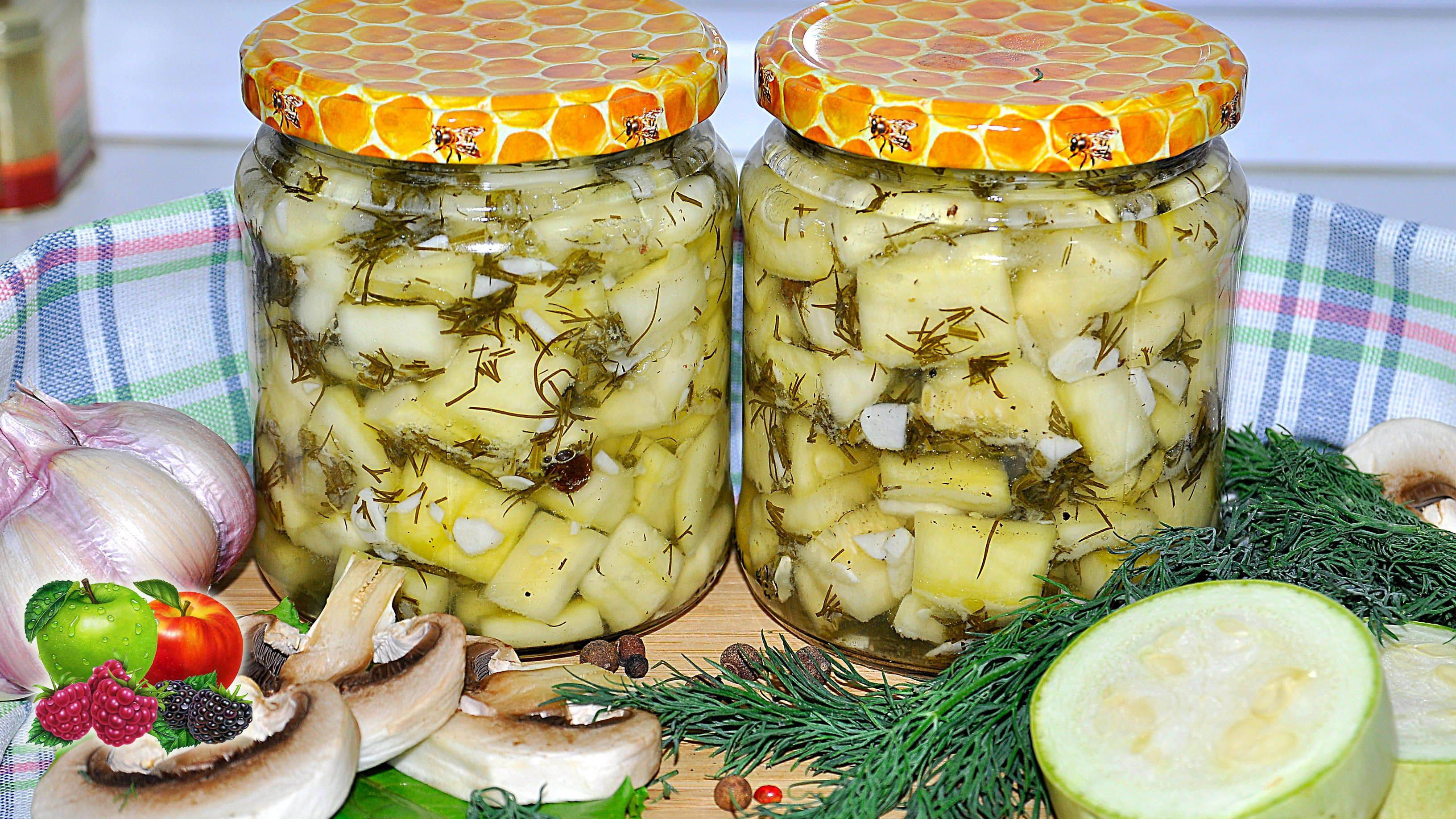Кабачки и патиссоны - вкусные заготовки на зиму, рецепты с видео