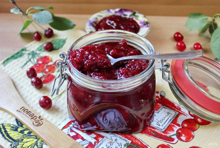 Варенье из вишни с косточками на зиму — 9 простых рецептов густого и вкусного вишневого варенья