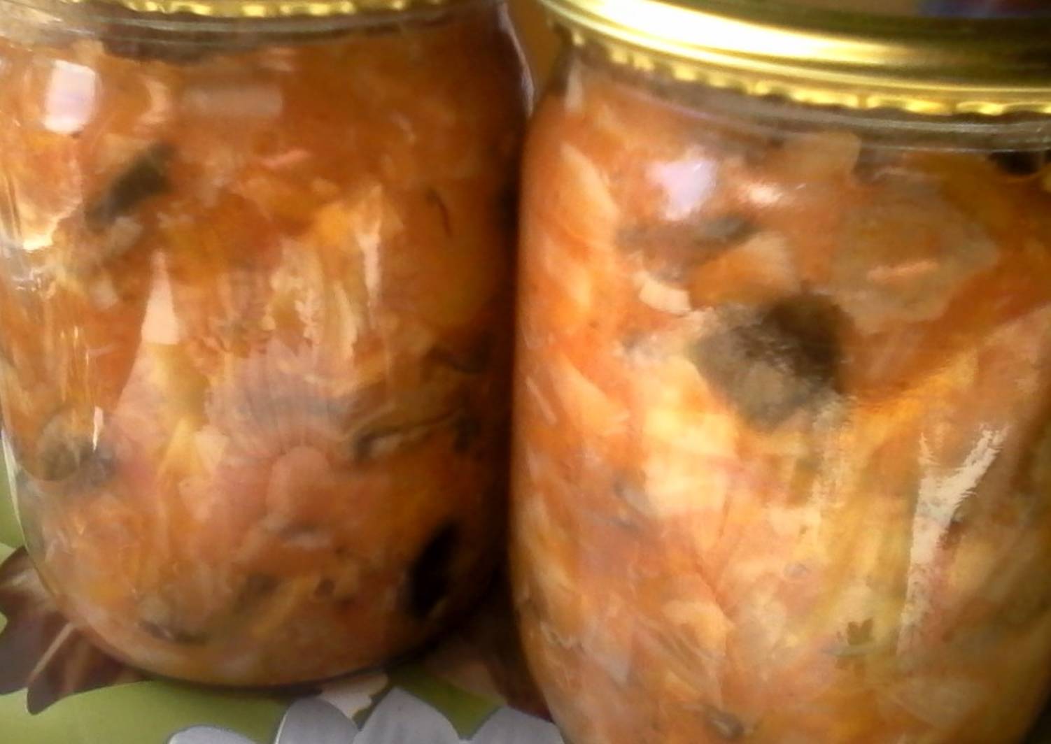 Солянка на зиму: рецепт из тушеной капусты с грибами пошагово с фото