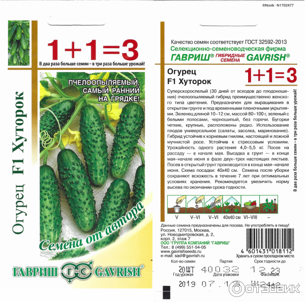 Описание гибридных огурцов Хуторок F1, особенности выращивания и урожайность