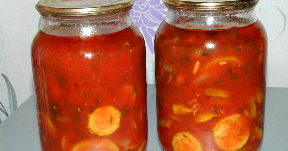 Огурцы, маринованные в томатном соусе на зиму - 10 пошаговых фото в рецепте
