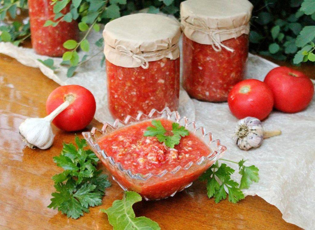 Аджика на зиму лучшие рецепты из помидоров с фото пошагово - самая вкусная