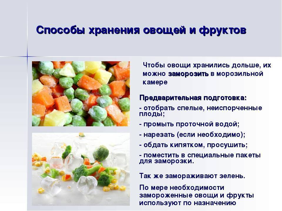Заморозка овощей и фруктов в морозильной камере на зиму в домашних условиях: рецепты. какие овощи и фрукты можно замораживать в морозильной камере для приправы, заправки, для борща, прикорма ребенку на зиму?
