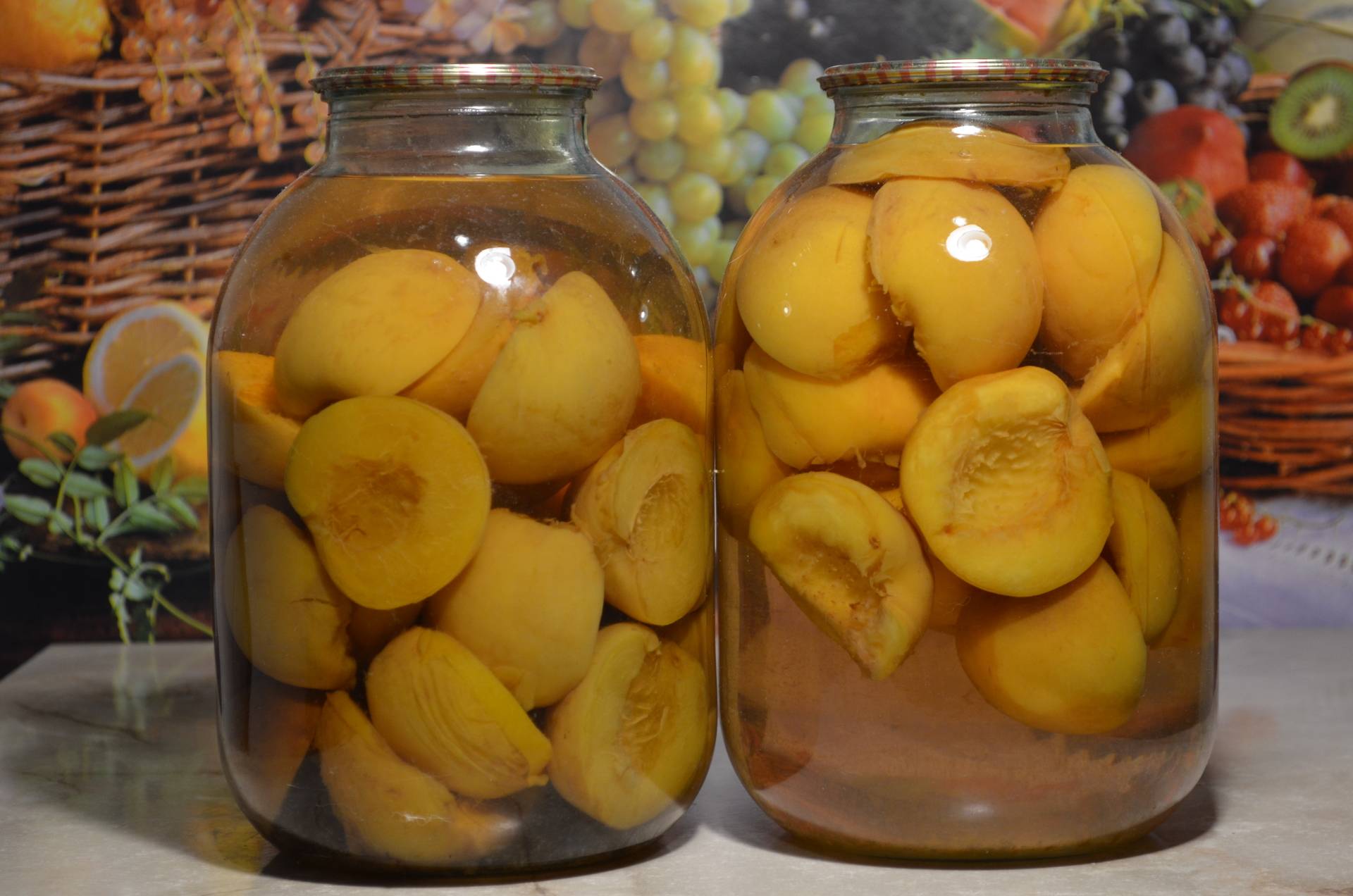 Компот из персиков на зиму: рецепты на 3 литровую банку