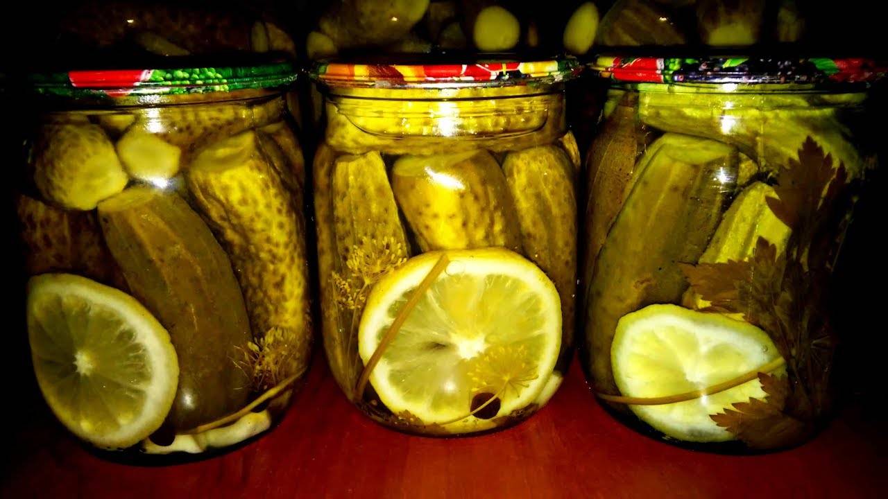 Топ-6 огурцы с лимонной кислотой на зиму в литровых банках