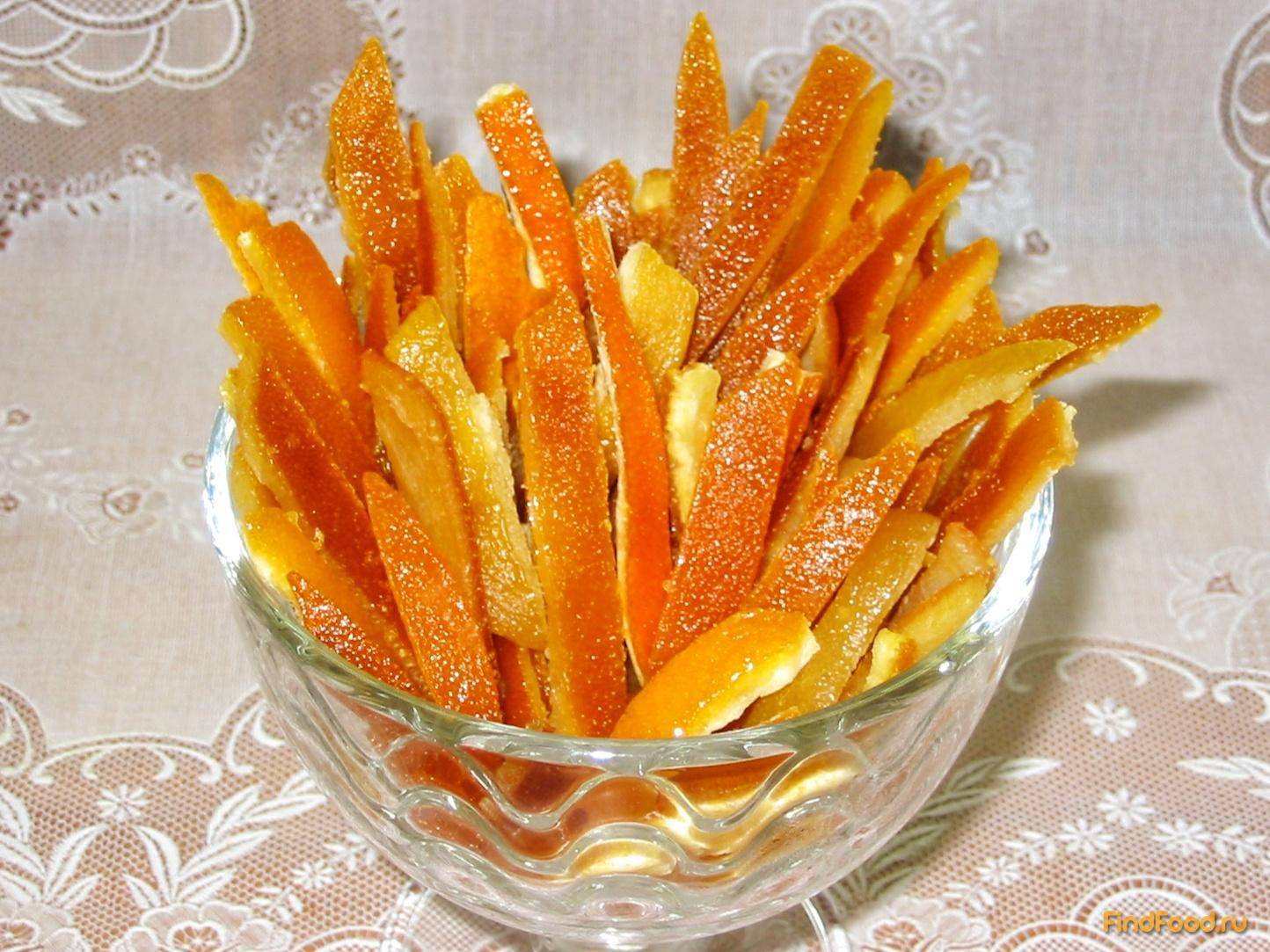 Цукаты из апельсиновых корок: 2 лучших рецепта в домашних условиях