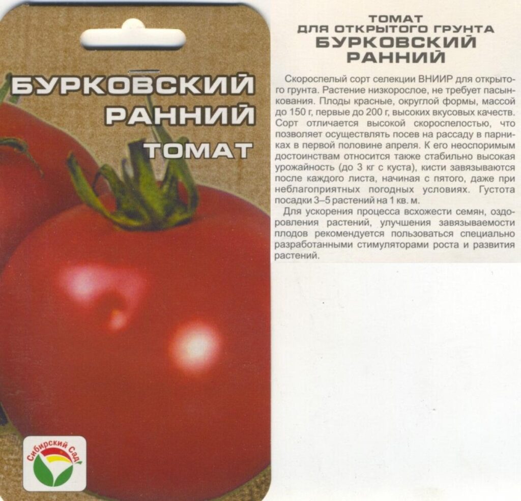 Лучшие сорта раннеспелых низкорослых томатов для открытого грунта