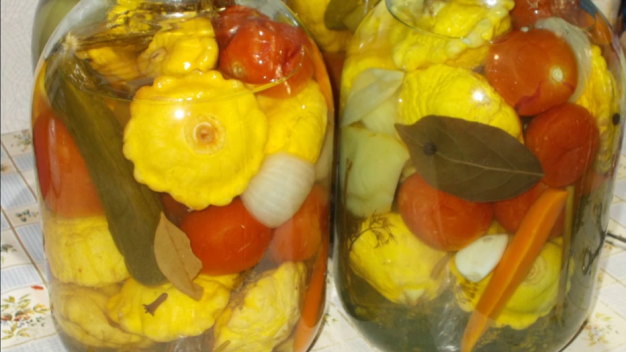 Маринованные патиссоны: быстрые и очень вкусные рецепты на зиму, консервирование без стерилизации, приготовление с помидорами