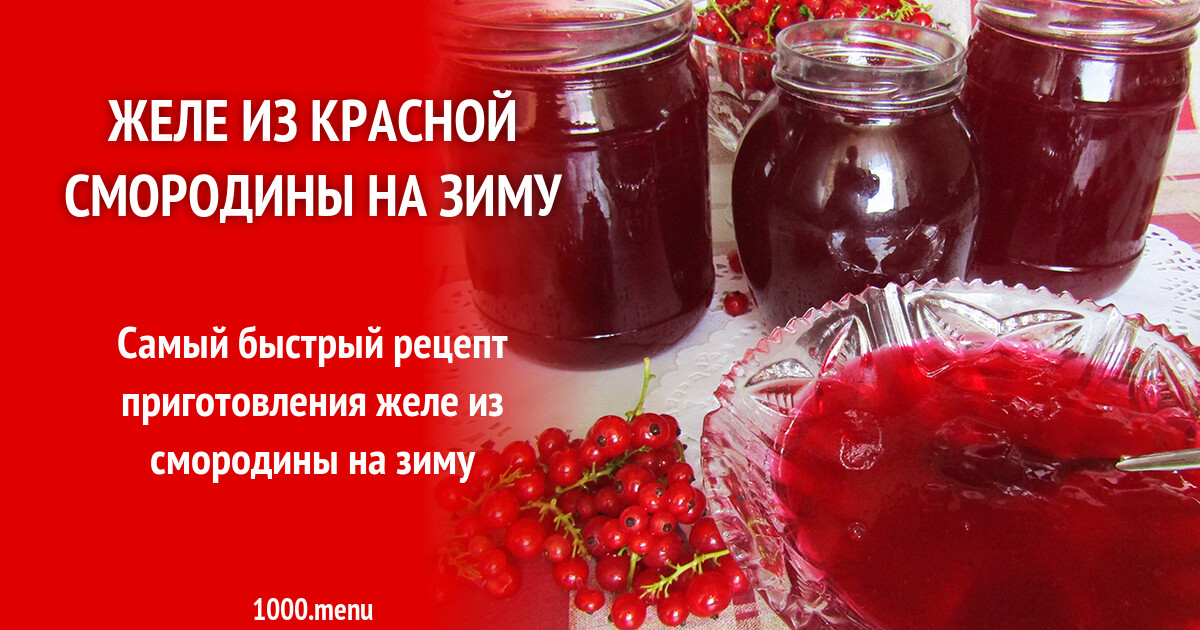 Желе из красной смородины на зиму: простые рецепты без стерилизации, как приготовить в домашних условиях без желатина через соковыжималку и как делается сок